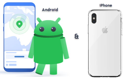 Android and iPhone